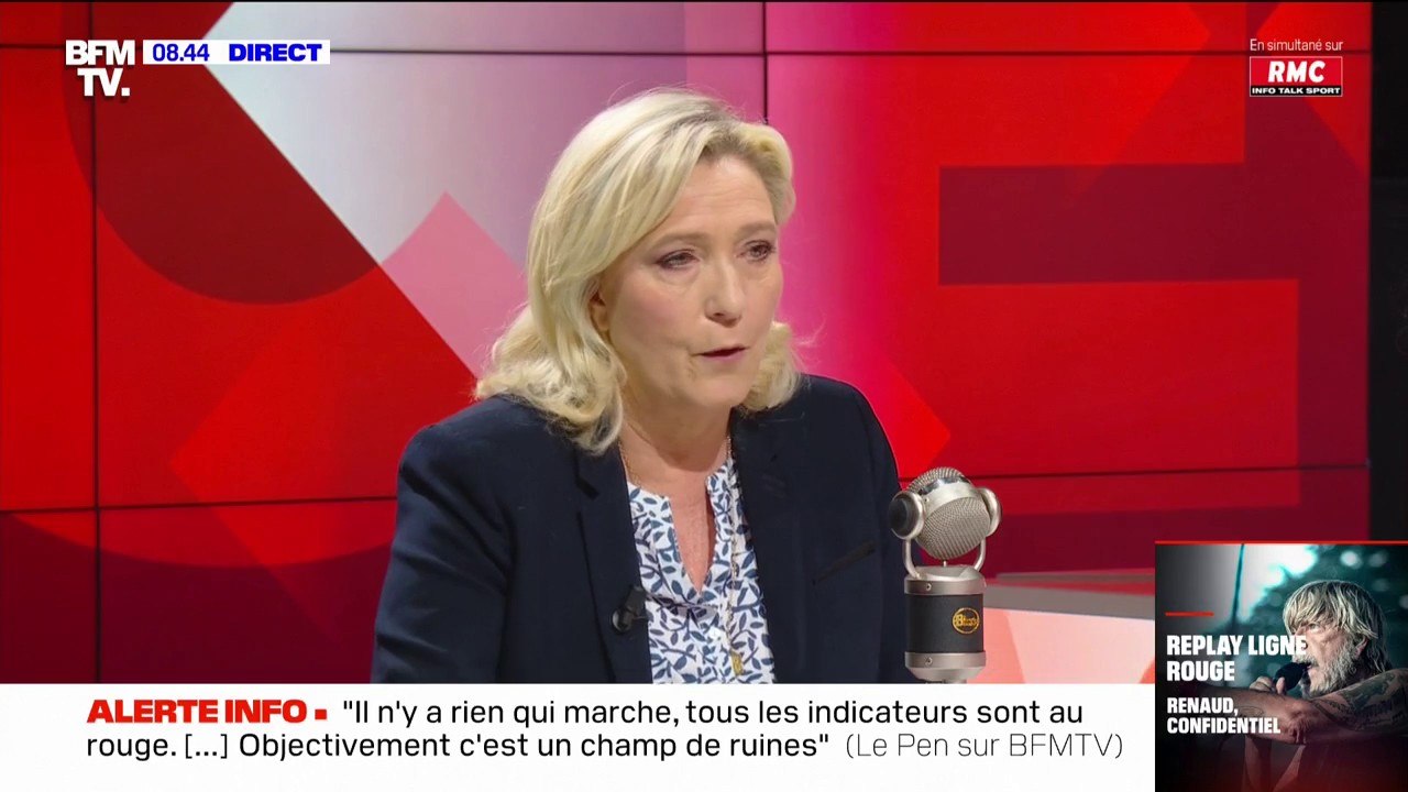 Marine Le Pen: "Emmanuel Macron se soumet lui-même à l'Union européenne, qui est soumise aux États-Unis "