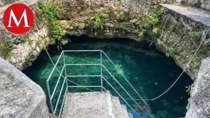 Quinta el gato', el cenote que una familia descubrió en el patio de su casa en Yucatán