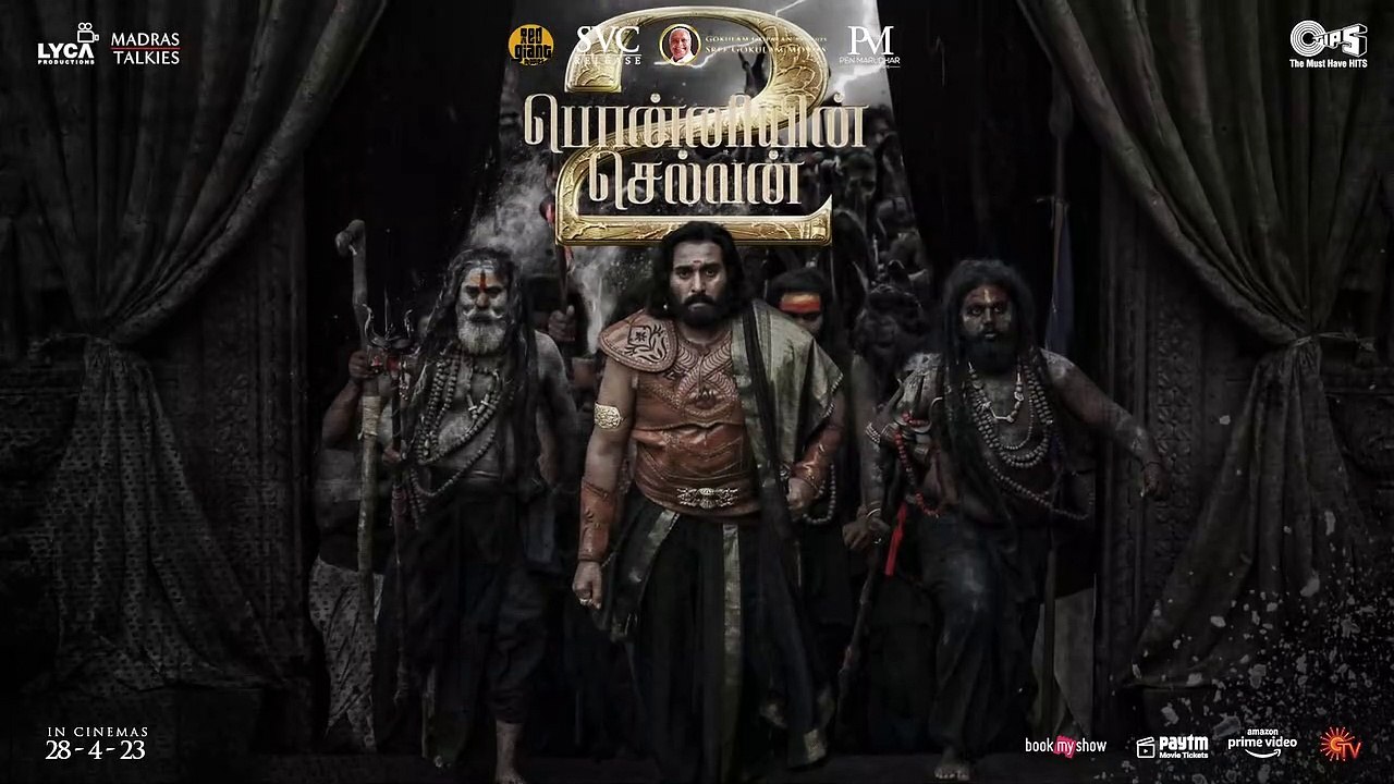 .#PS2 in cinemas worldwide from 28th April in Tamil, Hindi, Telugu, Malayalam, and Kannada!#PonniyinSelvan2 #ManiRatnam @arrahman @MadrasTalkiesOfficial @LycaProductions #RedGiantMovies @TipsMusic @imaxindia @PrimeVideoIN @SunTv #PenMarudhar @SriVenkatesw