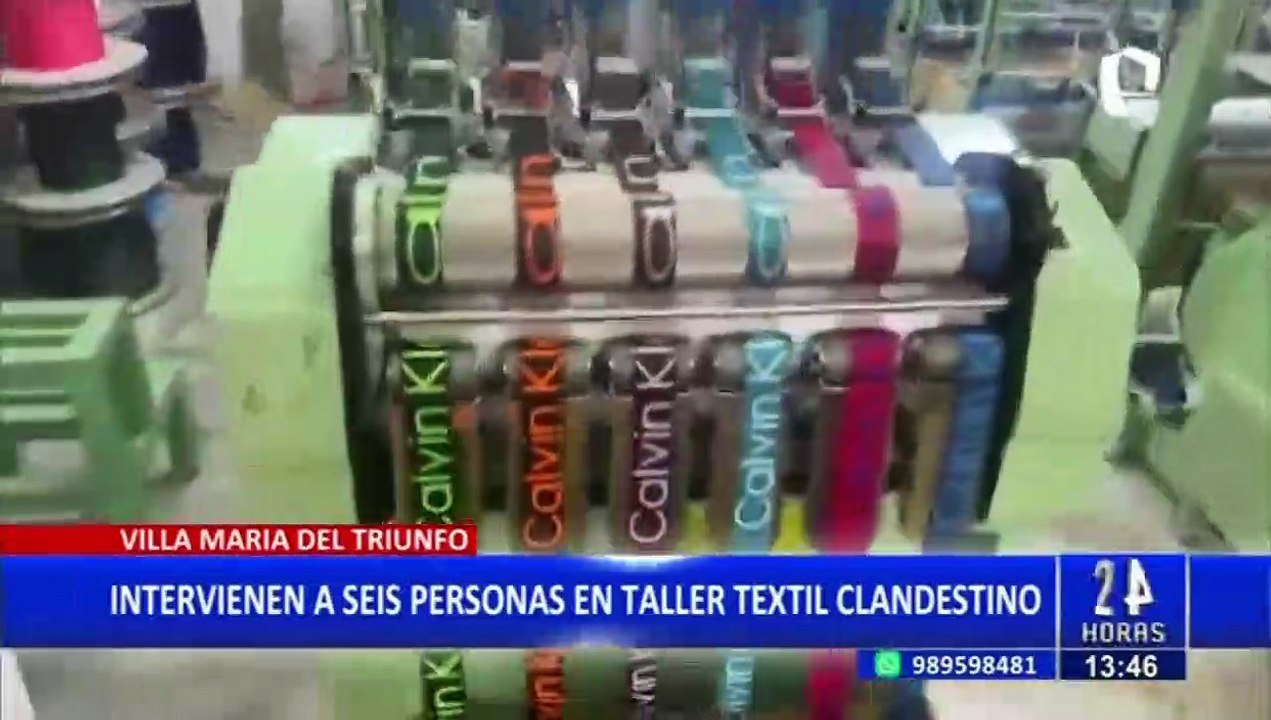 Intervienen a 6 personas en taller textil clandestino en VMT: elaboraban ropa interior 'bamba'