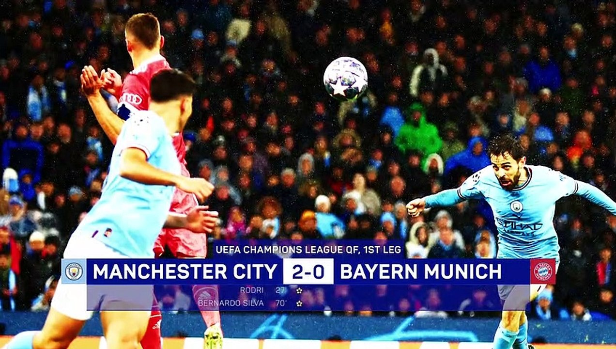 Man City open up three-goal lead on Bayern