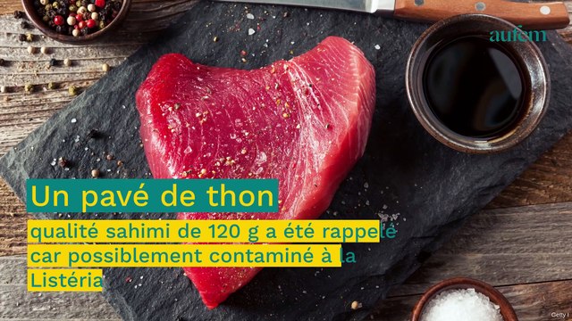 Rappel produit : attention, ce pavé de thon ne doit plus être consommé