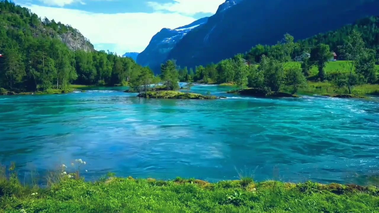 Norway AMAZING - Horizon View bath with Beautiful nature - 4k VideoHD