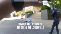 Polícia divulga vídeo de tiroteio em Louisville