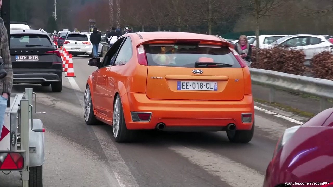 Modified Cars leaving a Carshow -sunday- Bruleurs De Gommes 2023