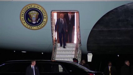 Joe Biden arrives in Northern Ireland