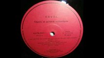 Orval –Chants Et Guitares Acoustiques  Folk, World, & Country, Folk Rock , Chanson 1975