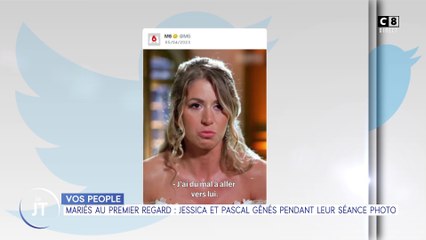 Le journal people : Mariés au premier regard : Jessica et Pascal gênés pendant leur séance de photo