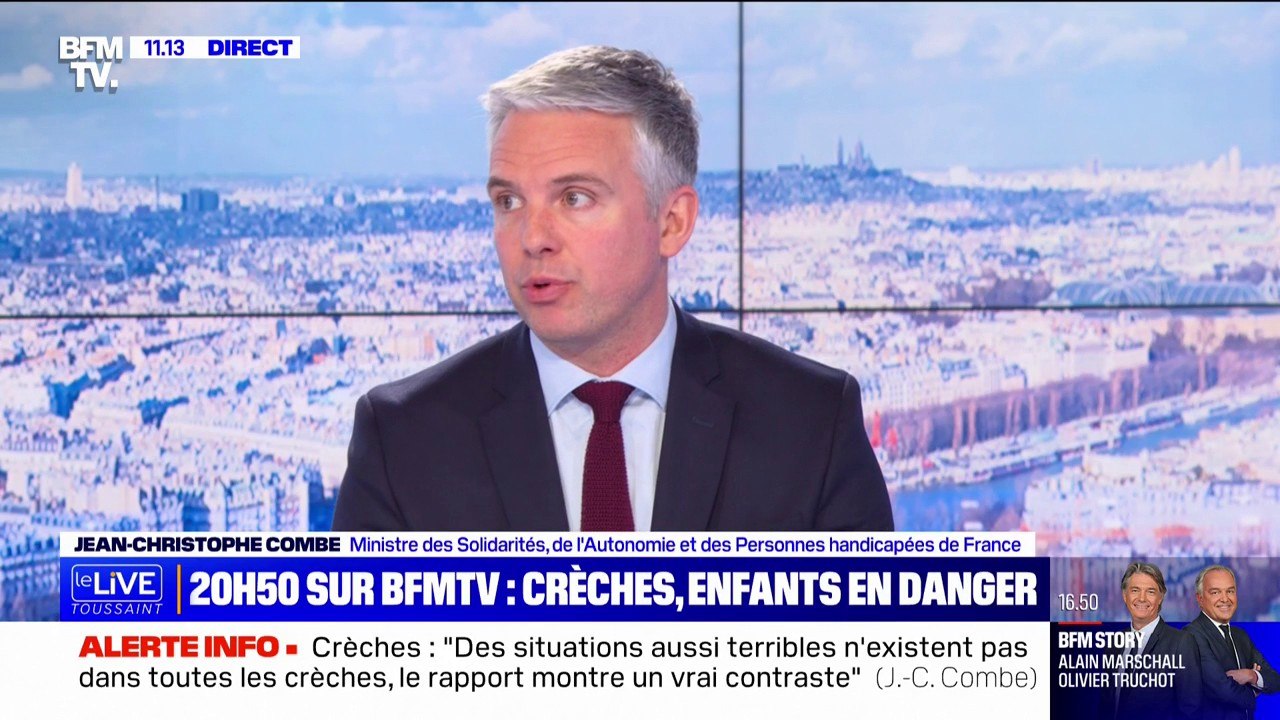 Jean-Christophe Combe: "On ne peut pas transiger sur la qualité d'accueil des enfants"