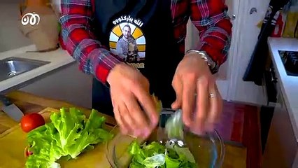 سلطة الفتوش الاصلية من شيف عمر 