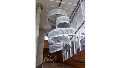 [기업] 롯데 잠실 에비뉴엘 공중 미술관에 유명 건축가 작품 전시 / YTN