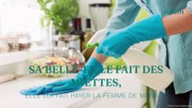 Sa belle-fille fait des miettes, elle lui fait payer la femme de ménage