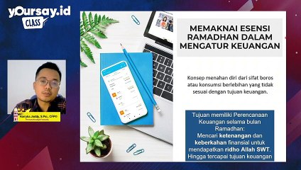 Yoursay Class: Pintar Mengatur Keuangan saat Bulan Ramadhan