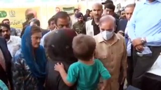 Prime Minister Shahbaz Sharif's surprise visits to free flour distribution centers in different cities
