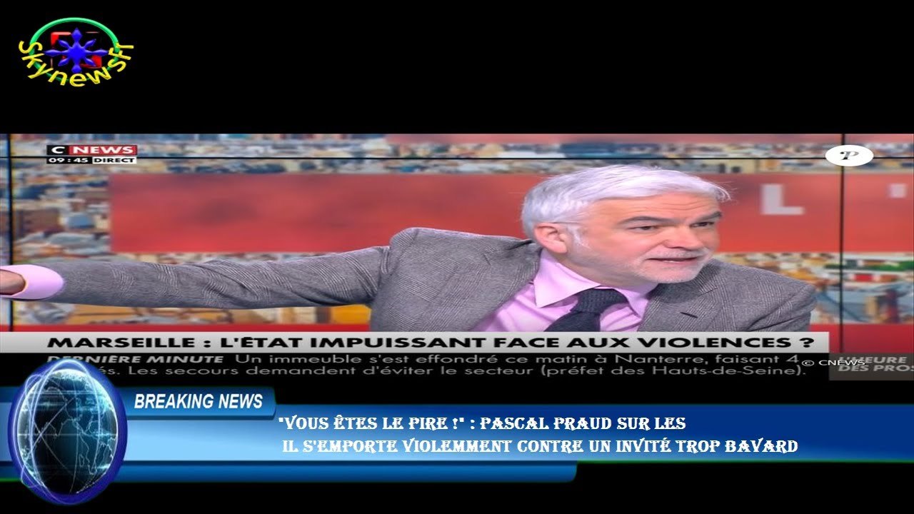 "Vous êtes le pire !" : Pascal Praud sur les  il s'emporte violemment contre un invité trop bavard