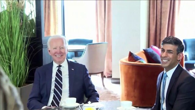U.S. President Biden meets UK PM Sunak in Belfast