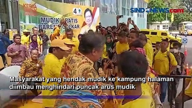 Hindari Puncak Arus Mudik, Airlangga Hartarto Berharap Warga Lebih Nyaman di Perjalanan