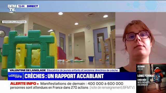 Crèches: Les profils expérimentés ne sont pas intéressés par des postes payés au Smic , constate Valentine de Langlade, éducatrice de jeunes enfants