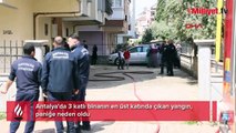 Antalya'da can pazarı! Yangın çıkan dairedeki 5 çocuğu kurtardı
