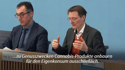 Cannabis-Legalisierung: Lauterbach präsentiert "Zwei-Säulen-Modell"