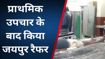दौसा: अज्ञात वाहन की टक्‍कर से बाइक सवार घायल, जयपुर किया रैफर