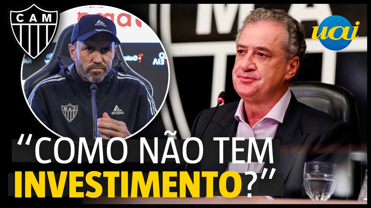 Galo sem investimento? Coelho rebate: 'Terceira maior folha'
