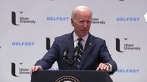 Joe Biden says supporting peace in Northern Ireland is a priority for Washington