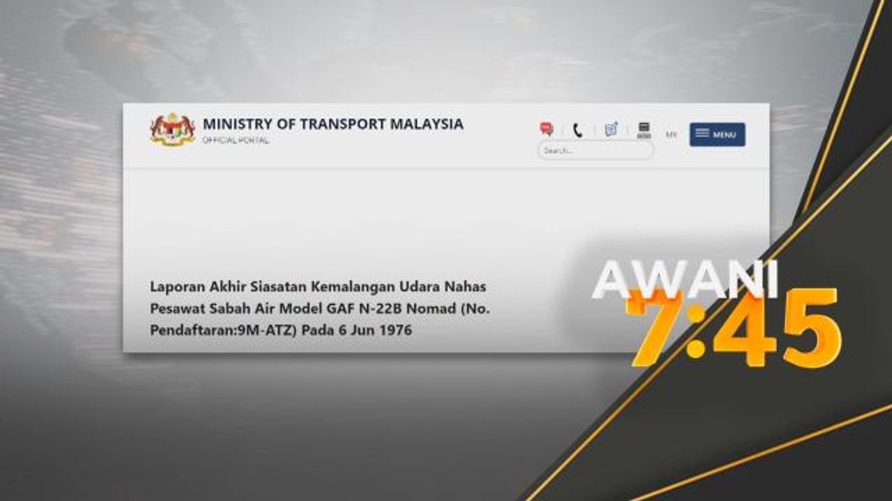 Tiada unsur sabotaj, kebakaran atau letupan