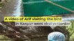 A video Of Arif Khan Visiting The Bird In Kanpur Went Viral: The sarus is seen jumping in excitement