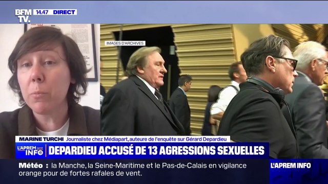 'Ca va, c'est Gérard', c'est une phase que j'ai énormément entendue pendant mon enquête , relate Marine Turchi, auteure de l'enquête de Mediapart sur Gérard Depardieu