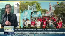 Trabajadores argentinos convocan a huelga de 24 horas