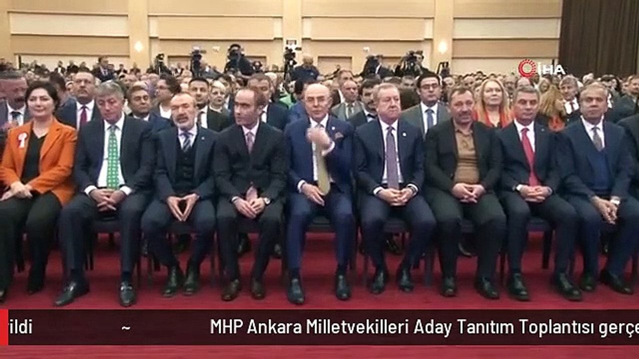MHP Ankara Milletvekilleri Aday Tanıtım Toplantısı gerçekleştirildi
