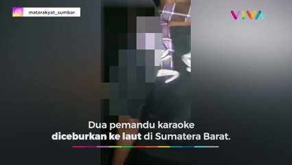 2 LC Karaoke Nyaris Telanjang Diarak dan Diceburkan ke Laut