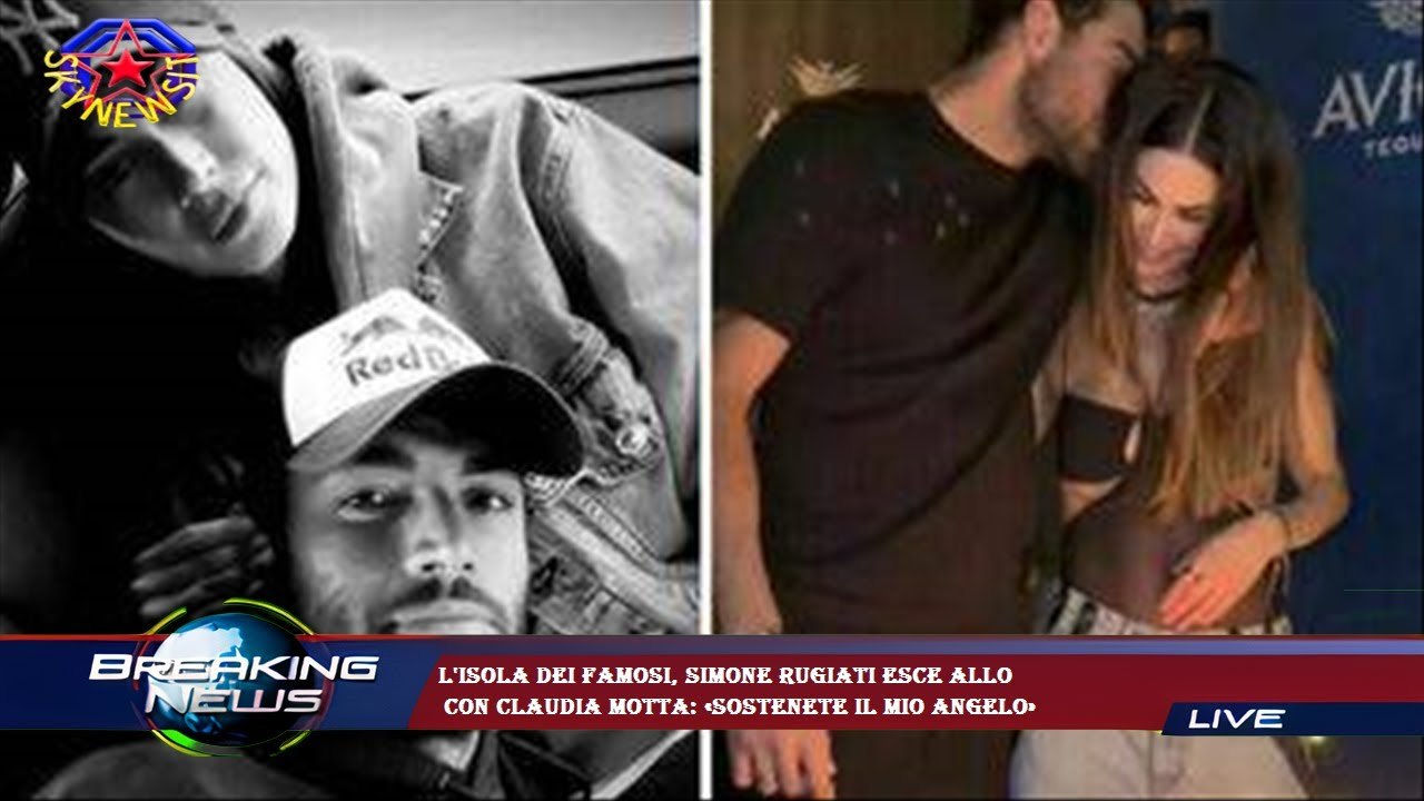 L'Isola dei Famosi, Simone Rugiati esce allo  con Claudia Motta: «Sostenete il mio angelo»
