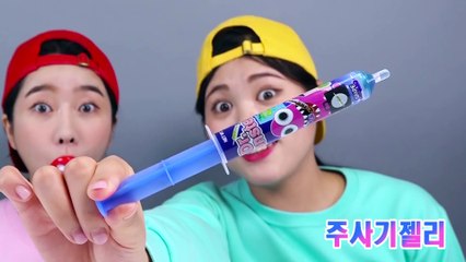 NIK-L-NIP Wax Bottle 닉클립 왁스병 캔디 Mukbang 먹방 DONA 도나