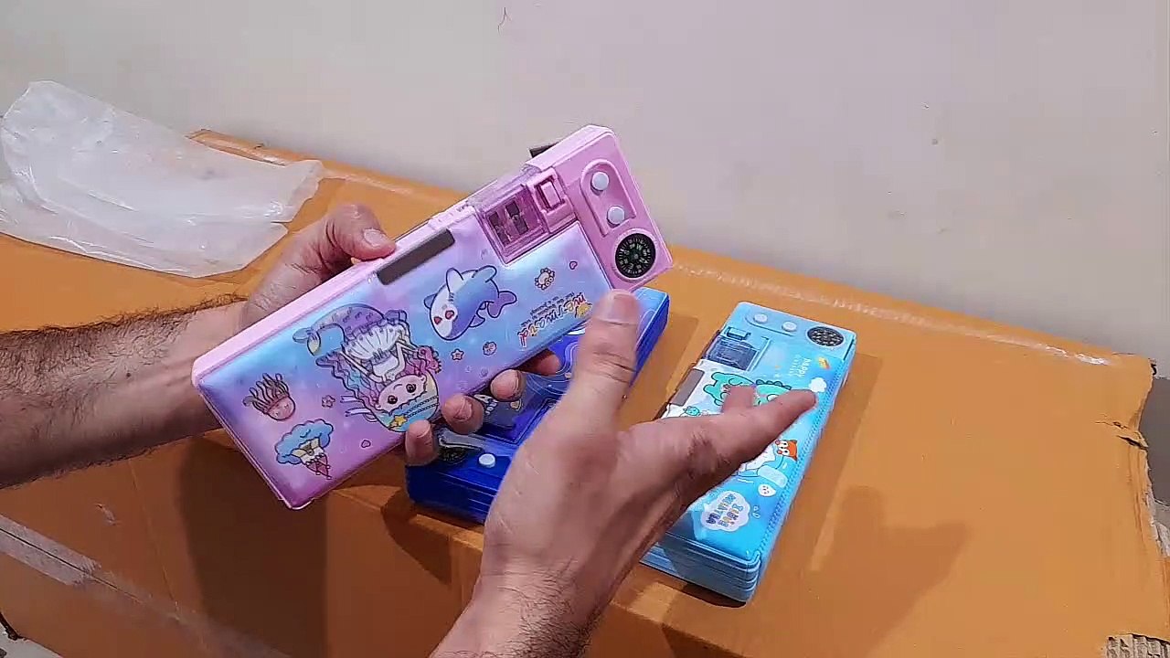 Unboxing and Review of Multifunctional Pencil Box for Kids, Space Pencil Box for Boys, Kids Pencil Box for Boys & Girls, Magnetic Pencil Box for Boys, Pop up Pencil Box,Space Theme Return Gifts for Kids