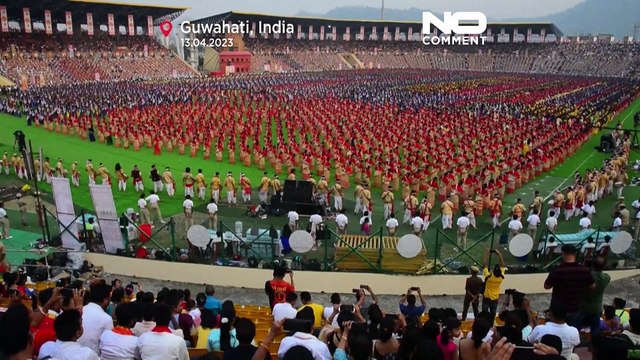 Inde : record du monde de participants pour la danse traditionnelle Bihu