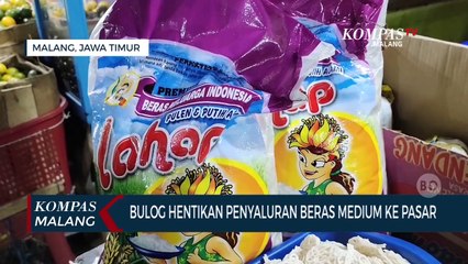 Bulog Hentikan Penyaluran Beras Medium ke Pasar Tradisional