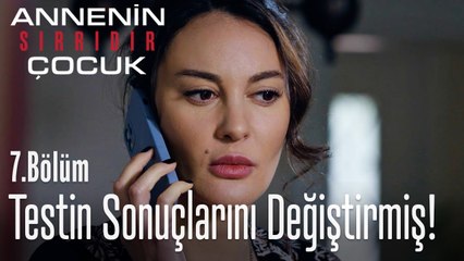 Sedef, testin sonucunu değiştirmiş - Annenin Sırrıdır Çocuk 7. Bölüm