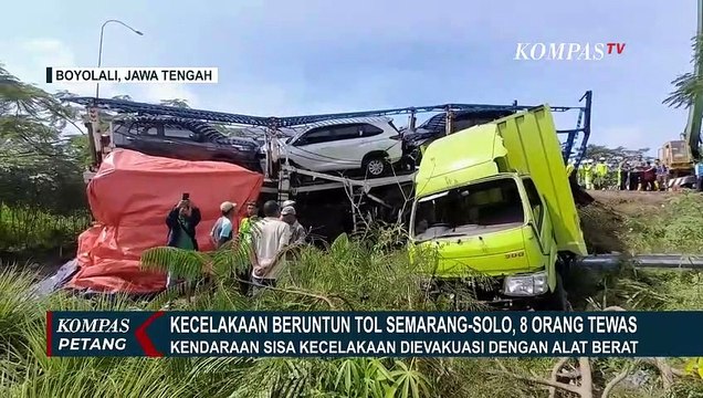 Kecelakaan Beruntun di Tol Semarang-Solo Tewaskan 8 Orang, Polisi Gelar Olah TKP!