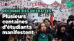Ces étudiants manifestent à Paris contre la réforme des retraites avant la décision constitutionnelle
