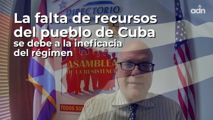 La falta de recursos del pueblo de Cuba se debe a la ineficacia del régimen