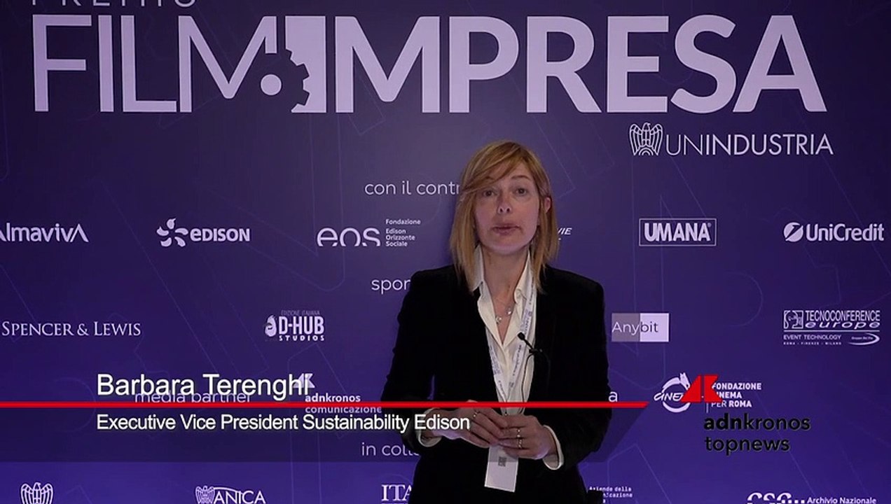 Premio Film Impresa, Terenghi (Edison): “Da sempre vicini al cinema grazie anche a figura di Ermanno Olmi”