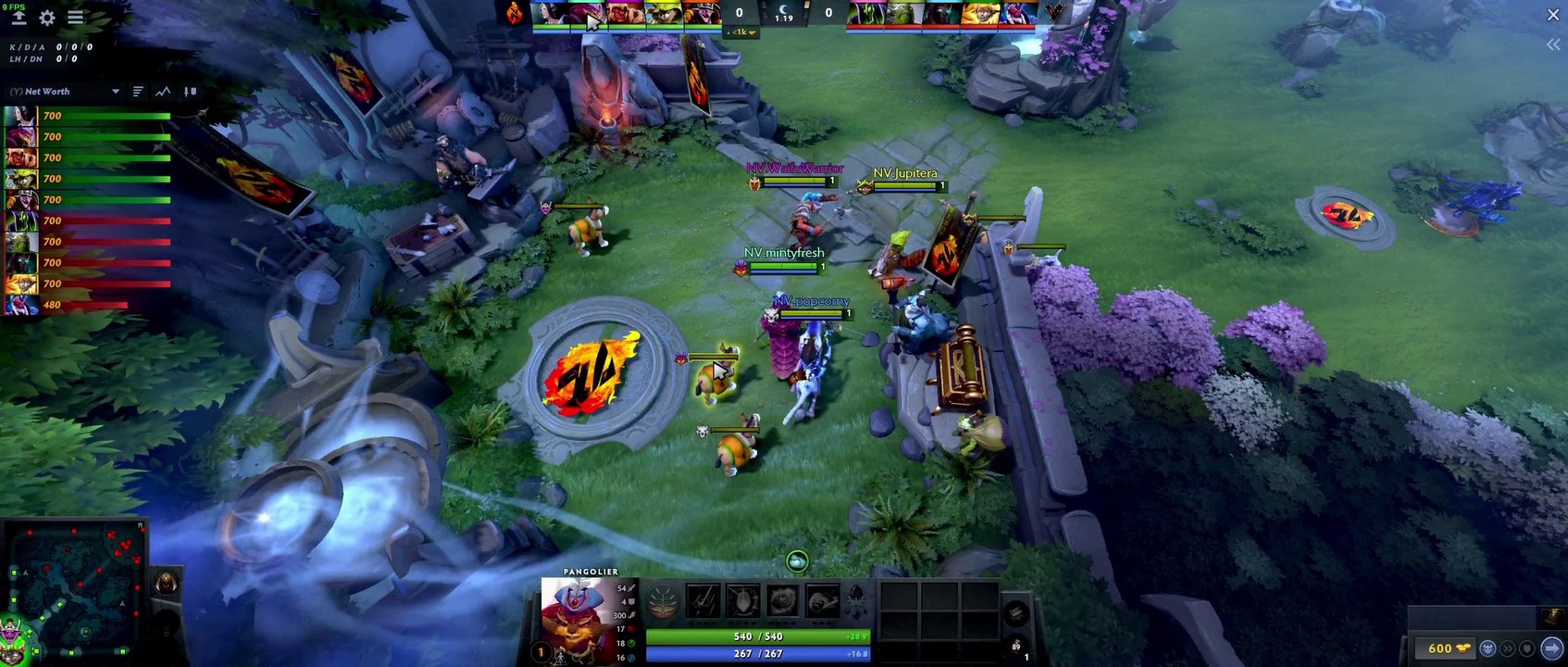 Night Vision vs Vitality Warriors | Pango PoV[Dota 2 pro replays]