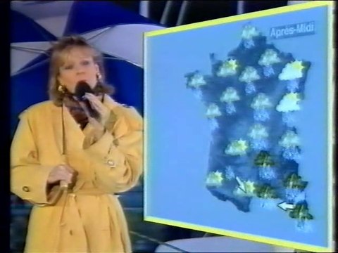 France 3 - 4 Novembre 1994 - Fin Faut Pas Rêver , pubs, teasers, météo, Soir 3 (Catherine Matausch)