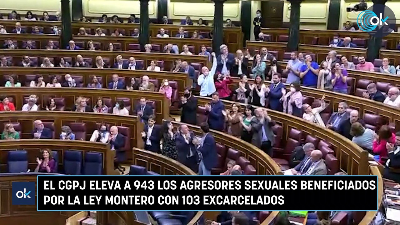 El CGPJ eleva a 943 los agresores sexuales beneficiados por la Ley Montero con 103 excarcelados