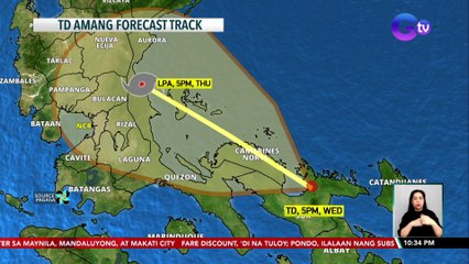 PAGASA: Bagyong Amang, posibleng humina bilang low pressure area bukas | SONA