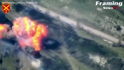 Artileri Ukraina menghancurkan dua tank Rusia di dekat Lyman