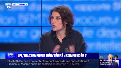 Download Video: Pour Mélanie Vogel, sénatrice écologiste, la réintégration d'Adrien Quatennens est une 