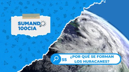 55 ¿POR QUÉ SE FORMAN LOS HURACANES?